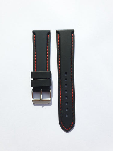 Black Red Stitch - Buckle